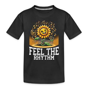 Paroles Mélomanes Auteurs-compositeurs Festival de musique - T-shirt bio Premium Enfant - noir - Devant