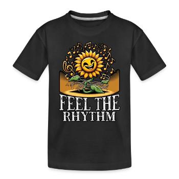 Paroles Mélomanes Auteurs-compositeurs Festival de musique - T-shirt bio Premium Enfant - noir - Devant