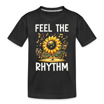 Paroles Mélomanes Auteurs-compositeurs Festival de musique - T-shirt bio Premium Enfant - noir - Devant