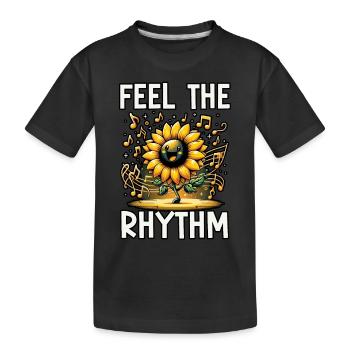 Paroles Mélomanes Auteurs-compositeurs Festival de musique - T-shirt bio Premium Enfant - noir - Devant