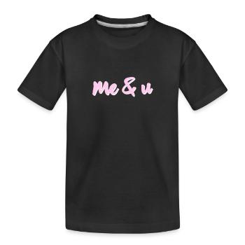 Moi et U - T-shirt bio Premium Enfant - noir - Devant