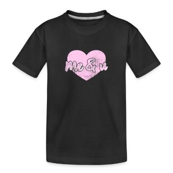 Moi et U - T-shirt bio Premium Enfant - noir - Devant