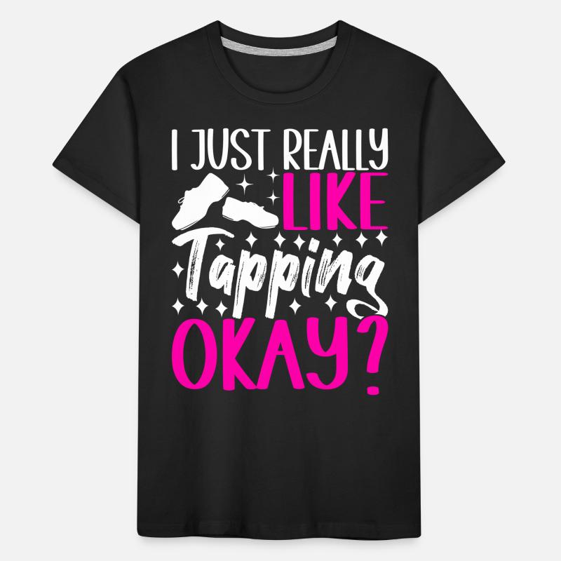 Tap Dance Tap Dancer Kids' Premium Organic T-Shirt