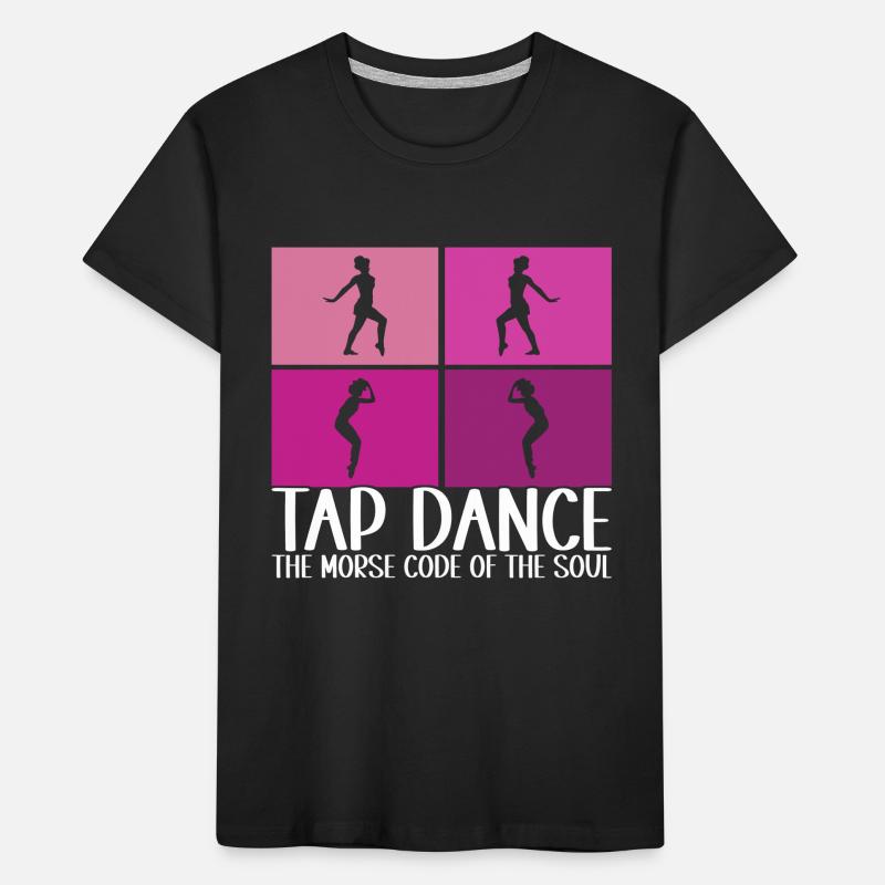 Tap Dance Tap Dancer Kids' Premium Organic T-Shirt