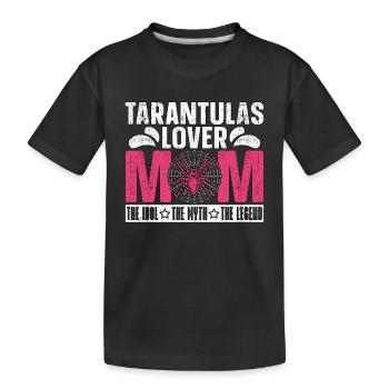 L’amant de la tarentule Maman L’idole L’amant de l’araignée - T-shirt bio Premium Enfant - noir - Devant
