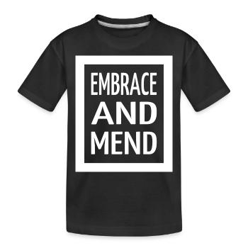 drôle de guérison énergie blague auto-guérison - T-shirt bio Premium Enfant - noir - Devant