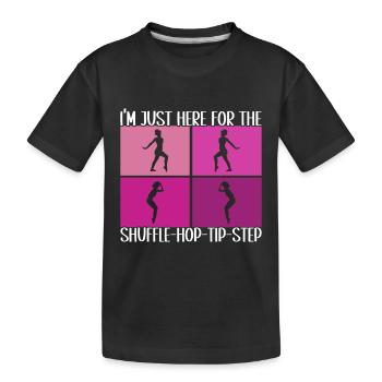 Tap Dance Tap Dancer - Kids' Premium Organic T-Shirt - black - Front