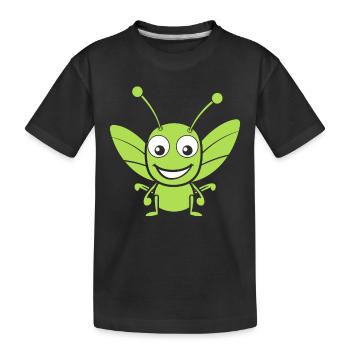Sauterelle - T-shirt bio Premium Enfant - noir - Devant