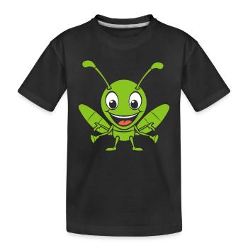 Sauterelle - T-shirt bio Premium Enfant - noir - Devant