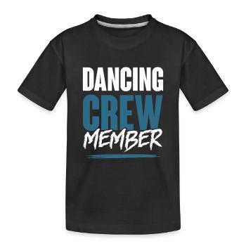 Dancing Crew - Kinder Premium Bio T-Shirt - Schwarz - Vorne