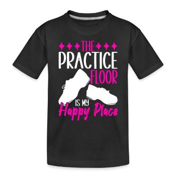 Tap Dance Tap Dancer - Kids' Premium Organic T-Shirt - black - Front
