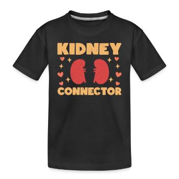 Lustiger Nierentransplantations Chirurg Design - Kinder Premium Bio T-Shirt - Schwarz - Vorne