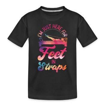 Pilates Instructor Teacher - Kinder Premium Bio T-Shirt - Schwarz - Vorne