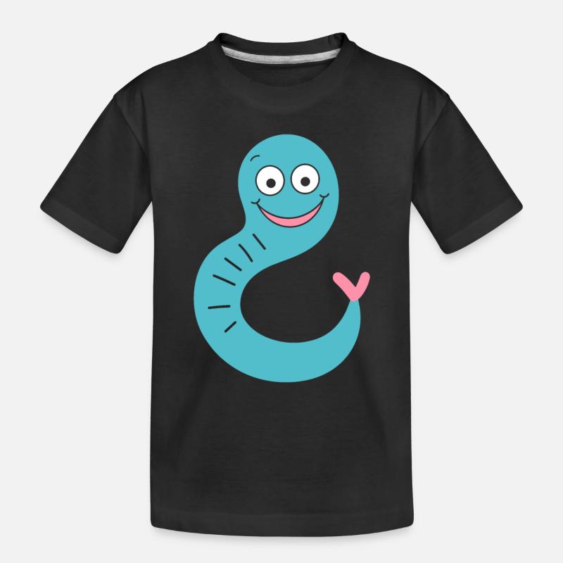 vers de terre - T-shirt bio Premium Enfant - noir