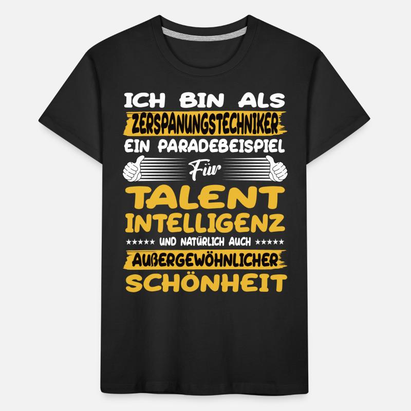machining technician a prime example of talent Kids' Premium Organic T-Shirt