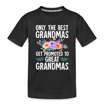Beste Ur-Oma-Kunst für Oma-Frauen Großartig - Kinder Premium Bio T-Shirt - Schwarz - Vorne
