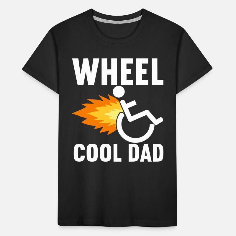 Rollstuhlfahrer Rollstuhl Kinder Premium Bio T-Shirt