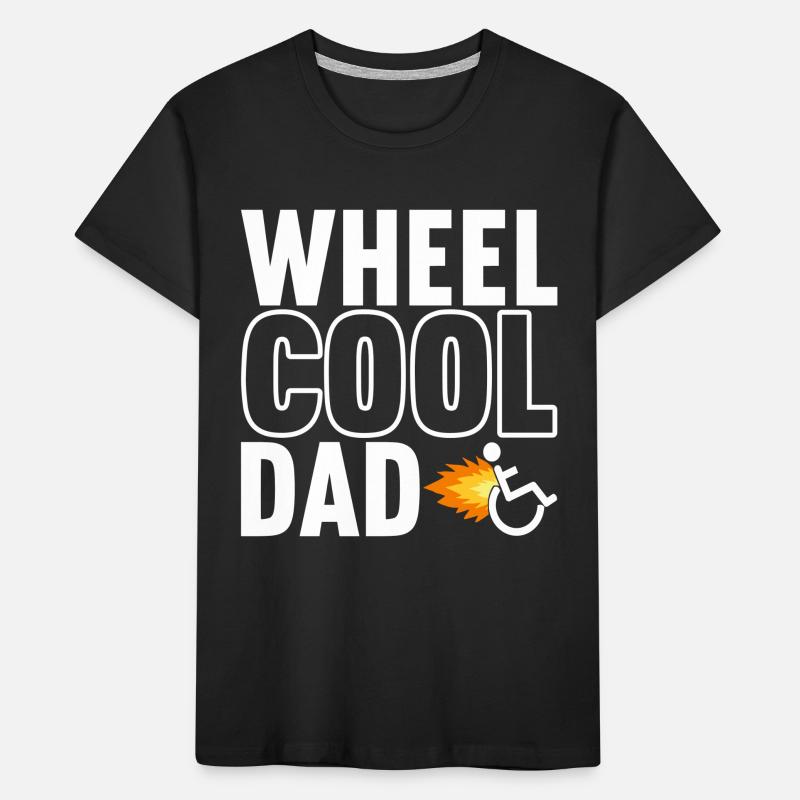Rollstuhlfahrer Rollstuhl Kinder Premium Bio T-Shirt