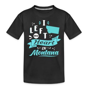 Montana Souvenir Amour - T-shirt bio Premium Enfant - noir - Devant