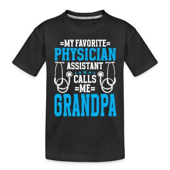 Médecin Disant École De Médecine Pa Étudiant Médecin - T-shirt bio Premium Enfant - noir - Devant