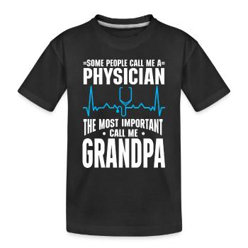 Médecin Disant École De Médecine Pa Étudiant Médecin - T-shirt bio Premium Enfant - noir - Devant