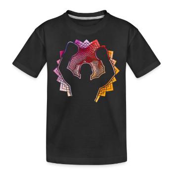 Boxing - Kids' Premium Organic T-Shirt - black - Front