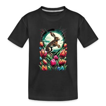 Ostara Eostre Equinox Witch Pagan Goddess Rituals - Kids' Premium Organic T-Shirt - black - Front