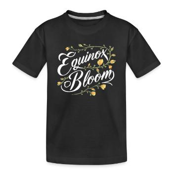 Ostara Eostre Equinox Witch Pagan Goddess Rituals - Kids' Premium Organic T-Shirt - black - Front