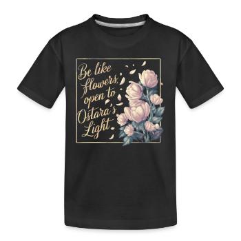 Ostara Eostre Equinox Witch Pagan Goddess Rituals - Kids' Premium Organic T-Shirt - black - Front