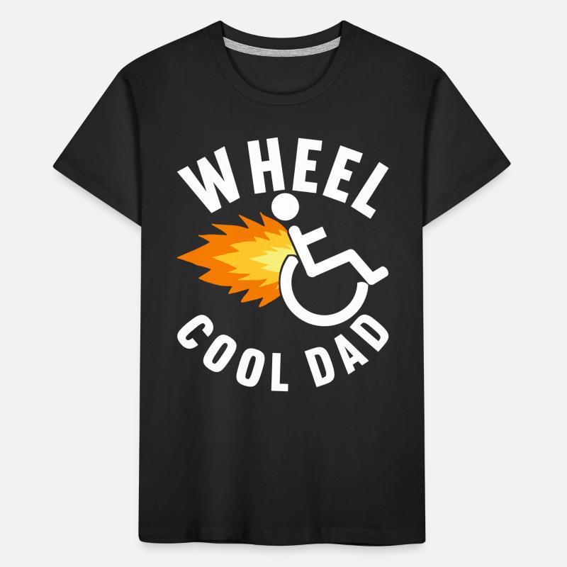 Rollstuhlfahrer Rollstuhl Kinder Premium Bio T-Shirt