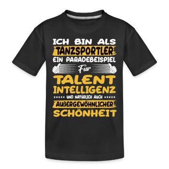 Les danseurs, un excellent exemple de danse - T-shirt bio Premium Enfant - noir - Devant