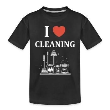 Humou ménage - T-shirt bio Premium Enfant - noir - Devant