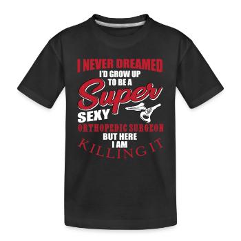 Chirurgien orthopédiste - T-shirt bio Premium Enfant - noir - Devant