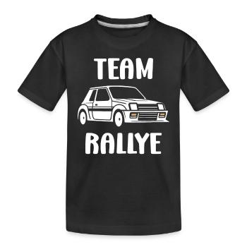 Humour pilote de rallye - T-shirt bio Premium Enfant - noir - Devant