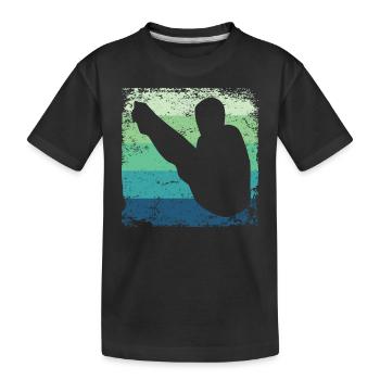 Plongeur en eau synchronisé High Diver - T-shirt bio Premium Enfant - noir - Devant