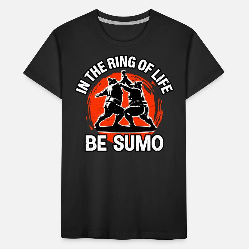 Im Ring des Lebens sei Sumo Kinder Premium Bio T-Shirt