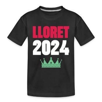 Jours fériés Lloret De Mar 2024 - T-shirt bio Premium Enfant - noir - Devant