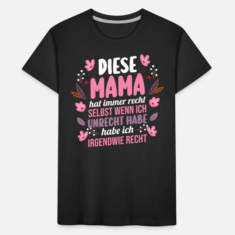 Mutter Muttertag Mama Kinder Premium Bio T-Shirt