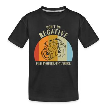 Ne soyez pas accro à - T-shirt bio Premium Enfant - noir - Devant
