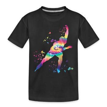 Patineuse de vitesse Sportswoman Patinage de vitesse - T-shirt bio Premium Enfant - noir - Devant