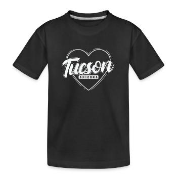 Tucson, Arizona City in the USA - Kids' Premium Organic T-Shirt - black - Front