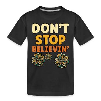 Paroles Mélomanes Auteurs-compositeurs Festival de musique - T-shirt bio Premium Enfant - noir - Devant
