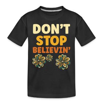 Lyrics Music Lovers Songwriters Music Festival - Kids' Premium Organic T-Shirt - black - Front