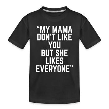 Lyrics Music Lovers Songwriters Music Festival - Kids' Premium Organic T-Shirt - black - Front
