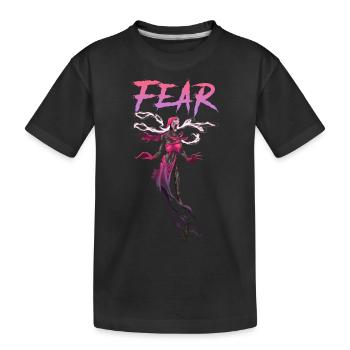 Fée de la peur - T-shirt bio Premium Enfant - noir - Devant
