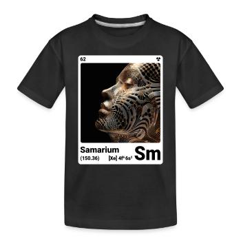 AI am Samarium (wt) - T-shirt bio Premium Enfant - noir - Devant