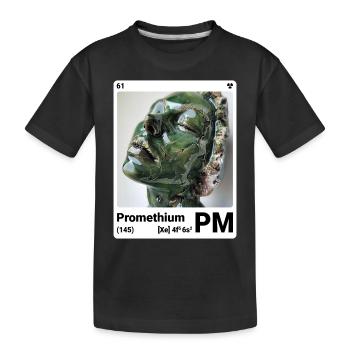 AI am Promethium (wt) - Kinder Premium Bio T-Shirt - Schwarz - Vorne