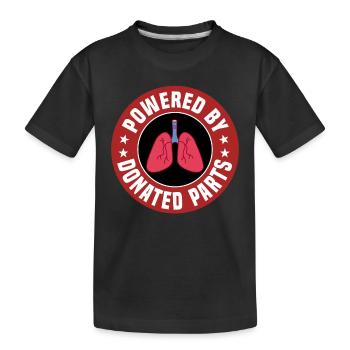 RécupérationDrôle de greffe de poumon T-SH - T-shirt bio Premium Enfant - noir - Devant