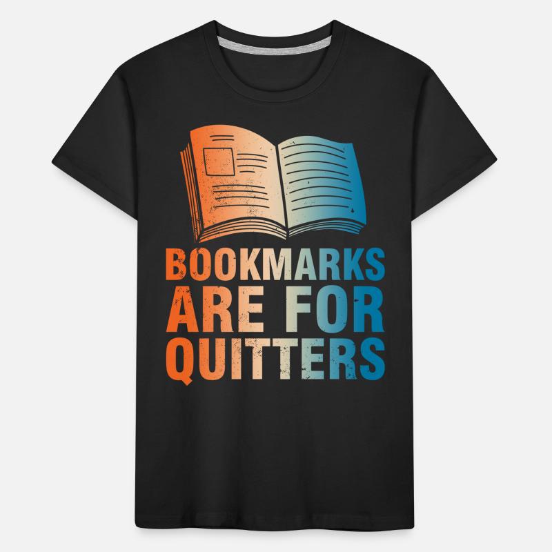 Bookworms beware - Reading without limits Kids' Premium Organic T-Shirt