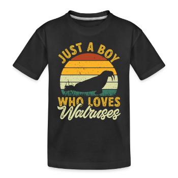 Morse - T-shirt bio Premium Enfant - noir - Devant